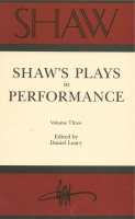 Click to see a full size image of this cover Cover for the book SHAW: The Annual of Bernard Shaw Studies, Vol. 3