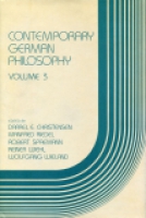 Click to see a full size image of this cover Cover for the book Contemporary German Philosophy
