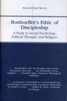 Click to see a full size image of this cover Cover for the book Bonhoeffer's Ethics of Discipleship