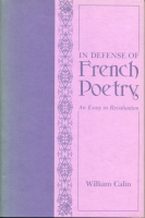 Click to see a full size image of this cover Cover for the book In DEFENSE OF FRENCH POETRY