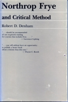 Click to see a full size image of this cover Cover for the book Northrop Frye and Critical Method