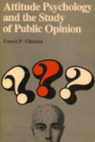 Click to see a full size image of this cover Cover for the book Attitude Psychology and the Study of Public Opinion