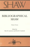Click to see a full size image of this cover Cover for the book SHAW: The Annual of Bernard Shaw Studies Volume 20