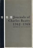 Click to see a full size image of this cover Cover for the book Journals of Charles Beatty, 1762–1769