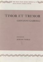 Click to see a full size image of this cover Cover for the book Timor et Tremor