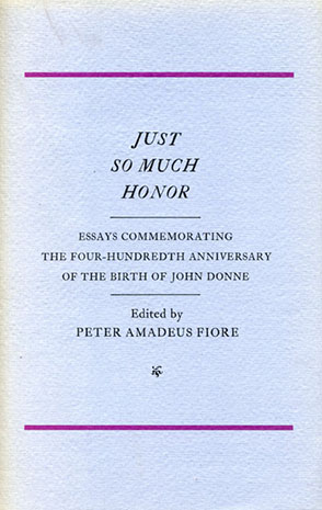 just so much honor essays commemorating the four hundredth cover image for just so much honor essays commemorating the four hundredth anniversary of