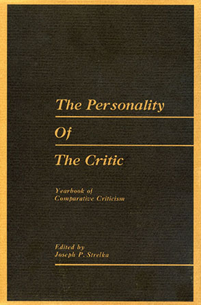 Cover image for Yearbook of Comparative Criticism, Vol. 6: The Personality of the Critic Edited by Joseph P. Strekla
