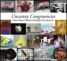 Uncanny Congruencies: Penn State School of Visual Arts Alumni by Micaela Amateau Amato book cover for Uncanny Congruencies: Penn State School of Visual Arts Alumni by Micaela Amateau Amato