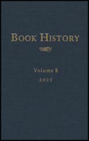 Cover for the book Book History, vol. 9