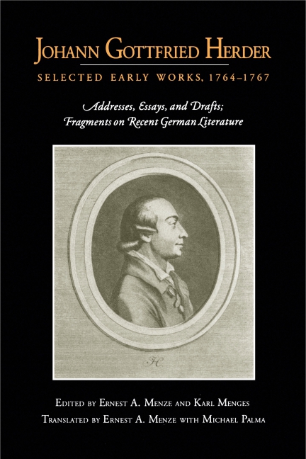 Johann Gottfried Herder works of johann gottfried herder Johann Gottfried Herder works of johann gottfried herder