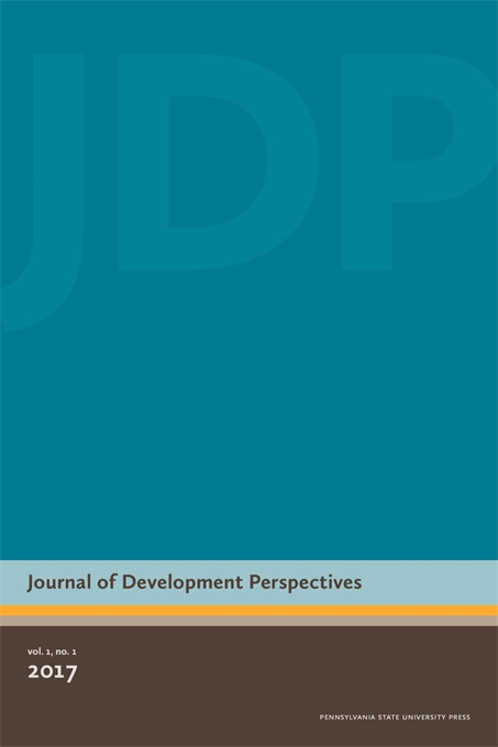 Cover image for Journal of Development Perspectives