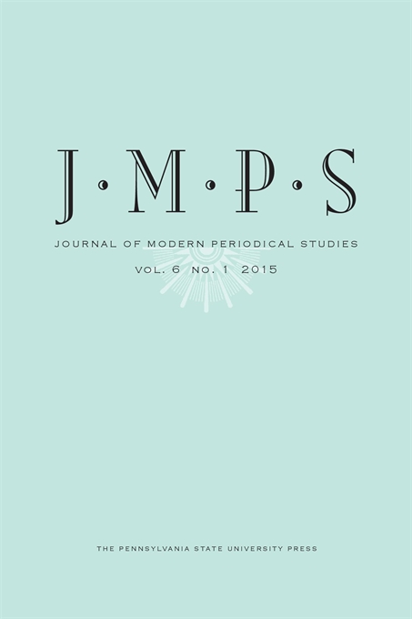 Cover image for Journal of Modern Periodical Studies