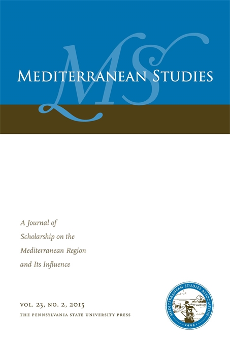 Cover image for Mediterranean Studies