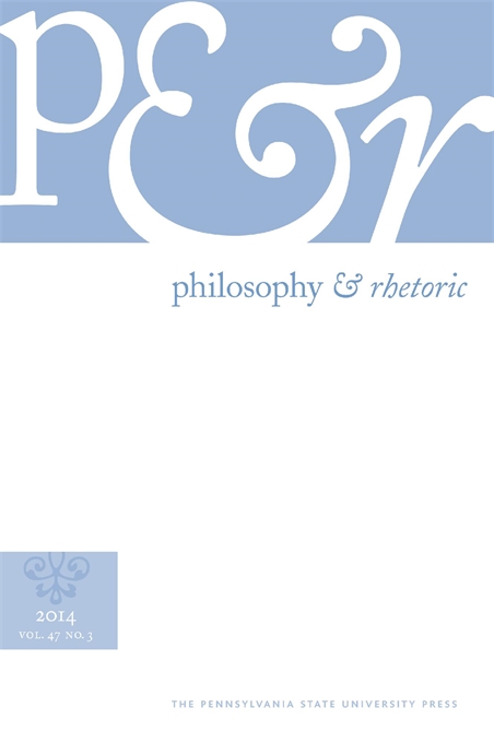 Philosophy and Rhetoric cover image