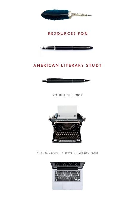 Cover image for Resources for American Literary Study