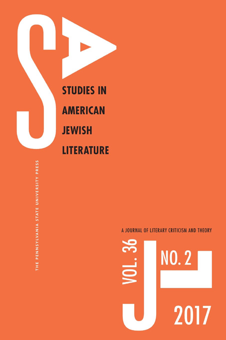Cover image for Studies in American Jewish Literature
