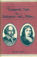 Cover image for Transported Styles in Shakespeare and Milton By Harold Toliver