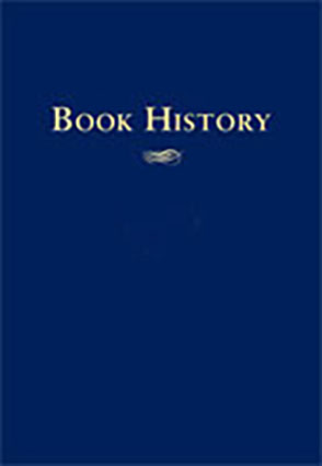 Cover image for Book History, vol. 2 Edited by Ezra Greenspan and Jonathan Rose