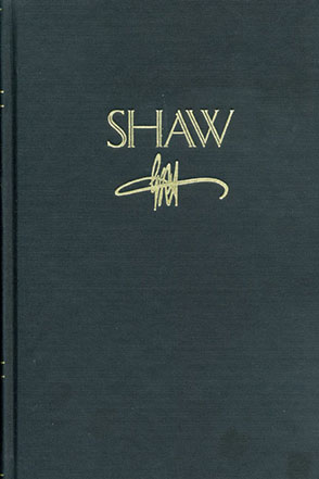 Cover image for SHAW: The Annual of Bernard Shaw Studies, vol. 31 Edited by Michel W. Pharand