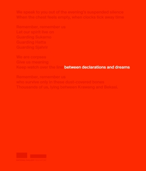 Cover image for Between Declarations and Dreams (Catalogue): Art of Southeast Asia since the 19th Century Edited by Low Sze Wee