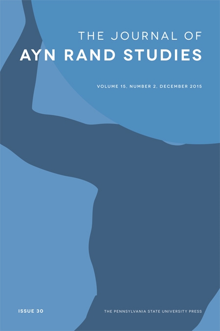 Cover image for The Journal of Ayn Rand Studies