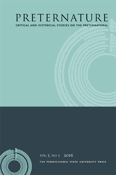 Cover image for Preternature: Critical and Historical Studies on the Preternatural