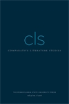 Cover image for Comparative Literature Studies