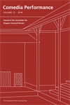 Cover image for Comedia Performance: Journal of the Association for Hispanic Classical Theater