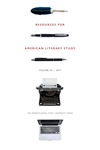 Cover image for Resources for American Literary Study