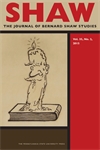 Cover image for SHAW: The Journal of Bernard Shaw Studies