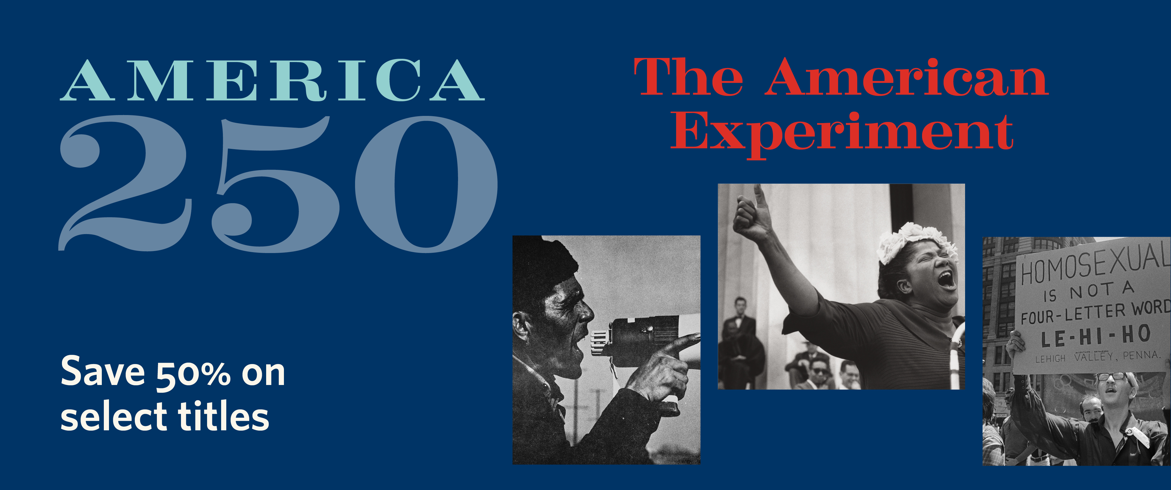 The American Experiment: Save 50%