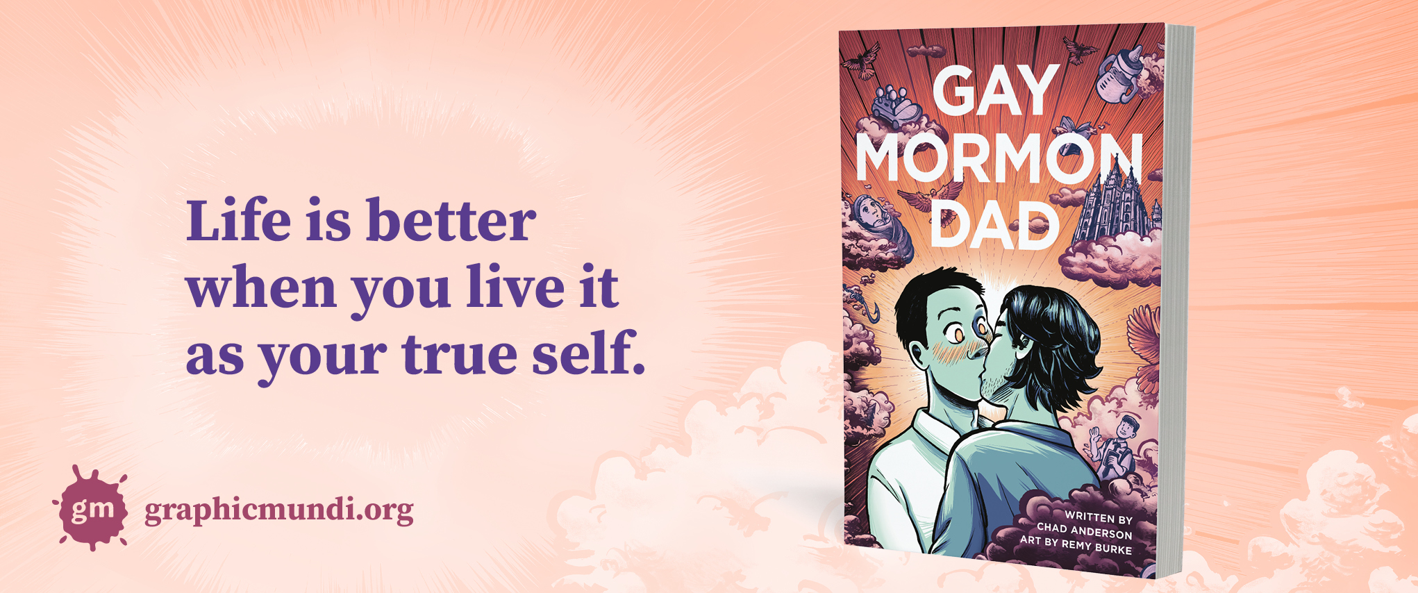Gay Mormon Dad, a graphic novel by Chad Anderson
