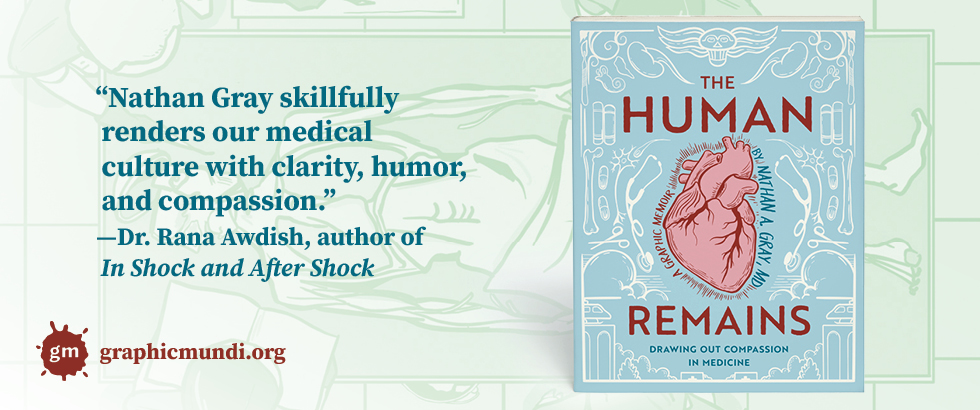 Human Remains graphic novel banner