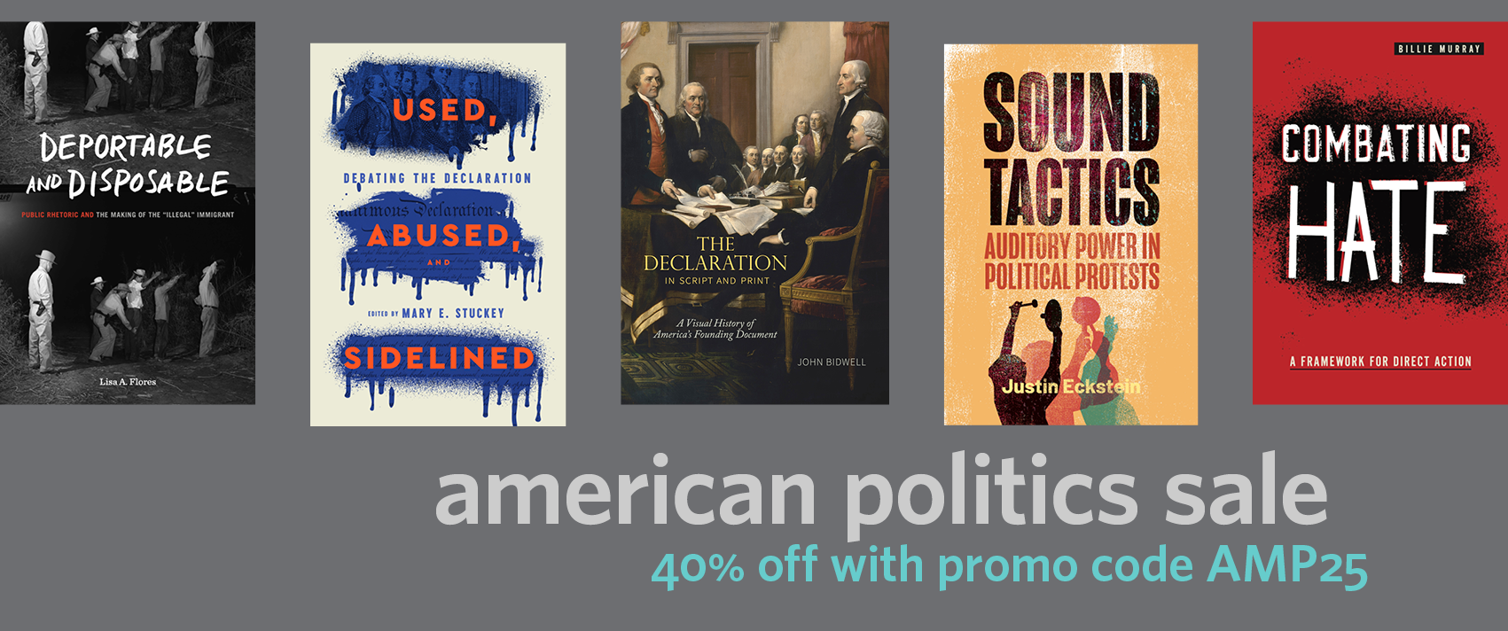 American Politics Sale banner