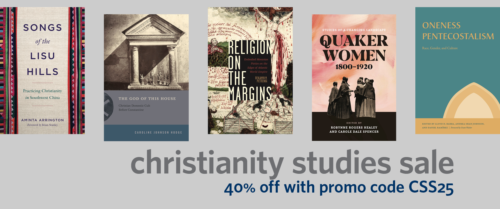 Christianity Studies Sale banner