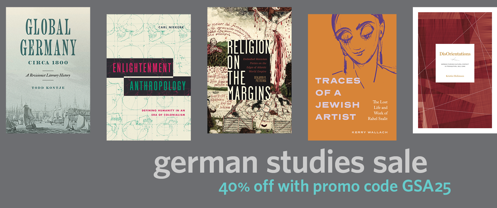 German Studies Sale banner